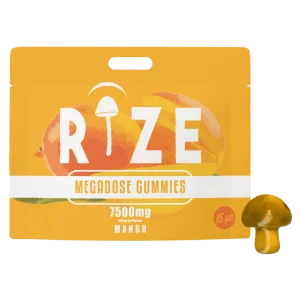 Rize Mango Mushroom Microdose Gummies