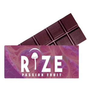 Rize Passion Fruit Mushroom Chocolate Bar