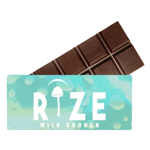 Rize Milk Crunch Mushroom Chocolate Bar