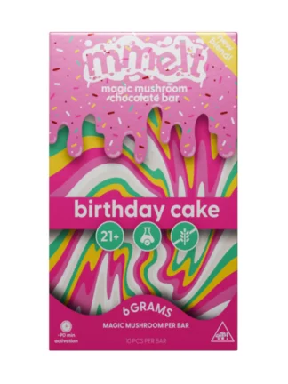 Birthday Cake Mmelt Magic Mushroom Chocolate Bar 6G