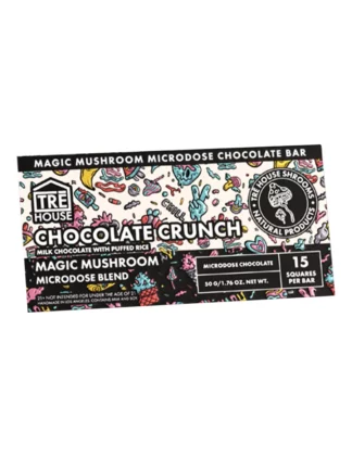Chocolate Crunch Tre House Magic Mushroom Chocolate Bar 50g