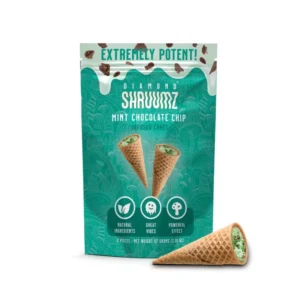 Mint Chocolate Chip Cones