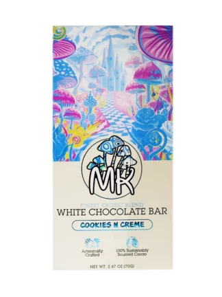 Cookies N Cream MK Finest Exotic Blend White Chocolate Bar 70G