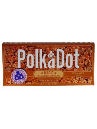 Dulce De Leche PolkaDot Magic Mushroom Belgian Milk Chocolate 250mg