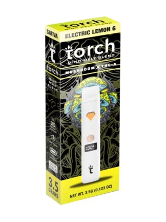 Electric Lemon G Torch Mind Melt Mushroom x THC-A Blend White Series Vape 3.5G