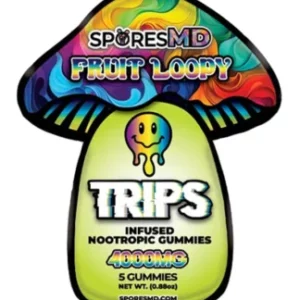 Fruit Loopy SporesMD Trips Infused Nootropic Gummies 5Pcs