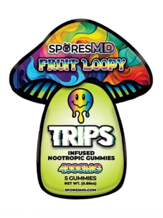 Fruit Loopy SporesMD Trips Infused Nootropic Gummies 5Pcs