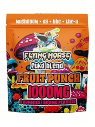 Fruit Punch Flying Horse Fukd Blend Gummies 1000MG