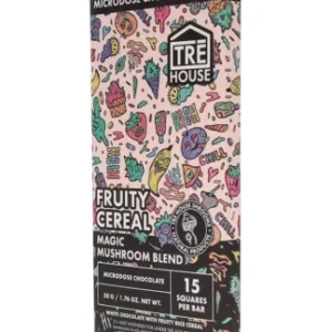 Fruity Cereal Tre House Magic Mushroom Chocolate Bar 50g