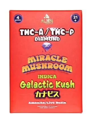 Galactic Kush Alien Exotics Miracle Mushroom THC-A x THC-P Blend Disposable Vape 4G