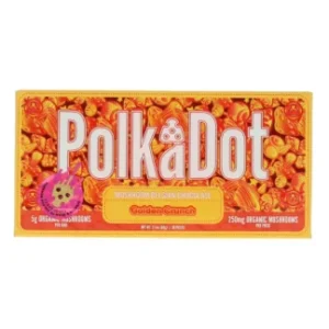 Golden Crunch PolkaDot Magic Mushroom Belgian Milk Chocolate 250mg
