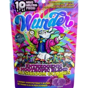 Grape Wunder High Potency Entheogenic Nootropic Blend Mushroom Gummies 12G