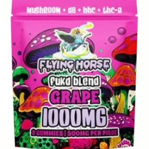 Grape Flying Horse Fukd Blend Gummies 1000MG