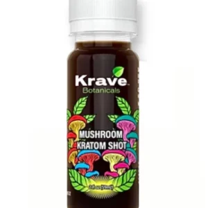Krave Botanicals Mushroom Kratom Shot 2 fl oz