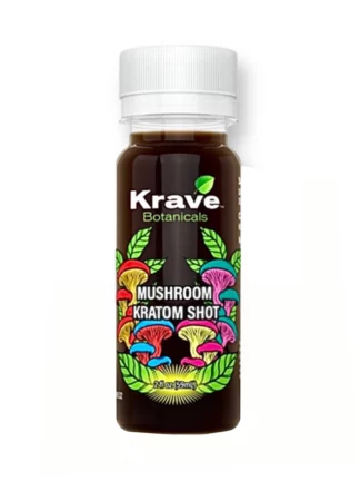 Krave Botanicals Mushroom Kratom Shot 2 fl oz