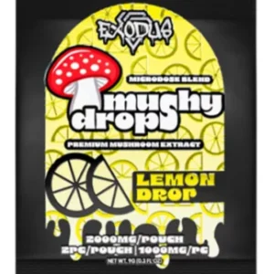 Lemon Drop Exodus Mushy Drops Mushroom Gummies 2000MG