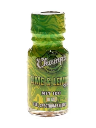 Lime & Lemon Champs Kratom Shot MIT 100 10ml