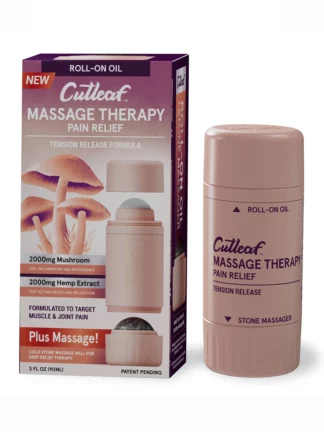 Massage Therapy Tension Release Cutleaf Mushroom Hemp Roll On 2000mg
