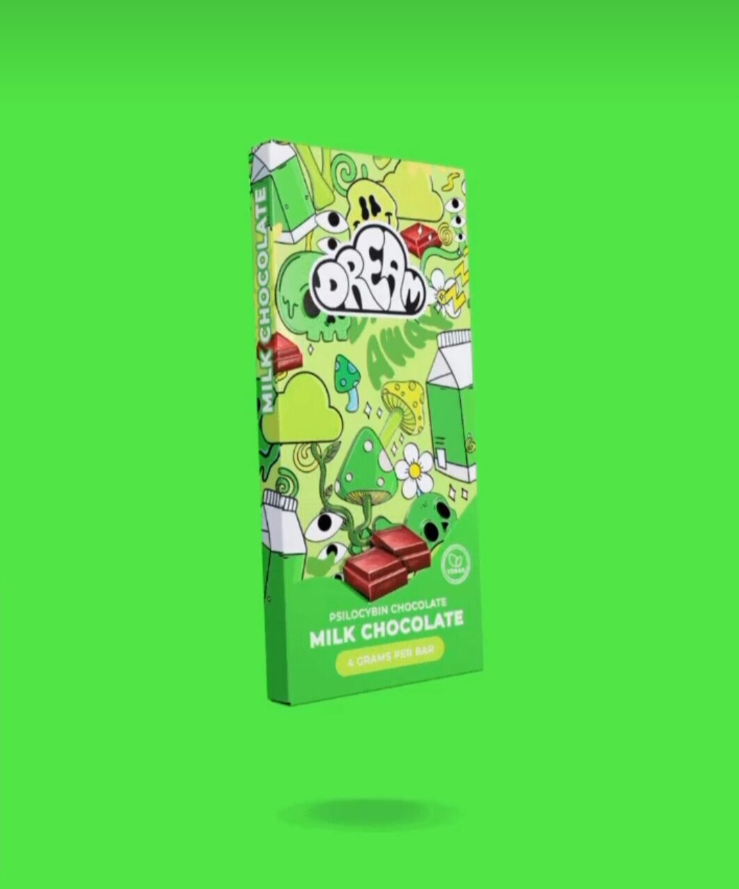 Milk Chocolate Mushroom Bar