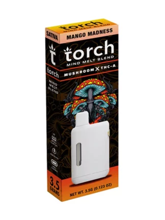 Mango Madness Torch Mind Melt Mushroom x THC-A Blend Vape 3.5G