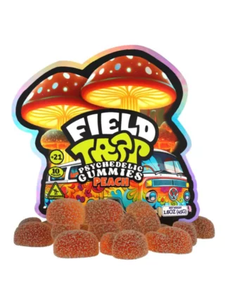Peach Field Trip Psychedelic Mushroom Gummies
