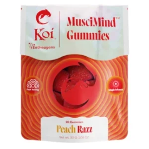 Peach Razz Koi Psychedelic Muscimind Gummies 10ct 30g