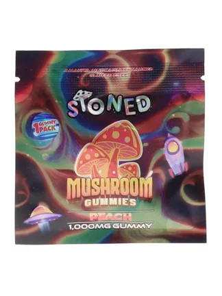 Peach Stoned Amanita Muscaria Mushroom Gummies 1000MG