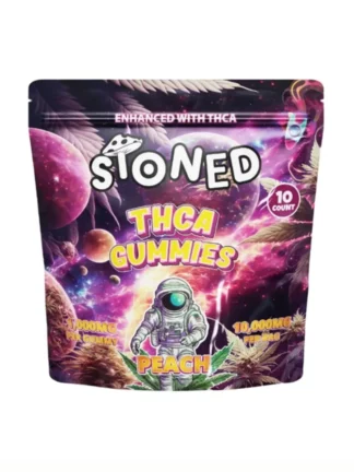 Peach Stoned THC-A Gummies 10000MG