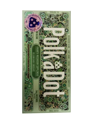 Peppermint Chocolate Crisp PolkaDot Magic Mushroom Belgian Dark Chocolate 500mg