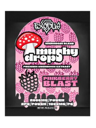 Pinkberry Blast Exodus Mushy Drops Mushroom Gummies 2000MG
