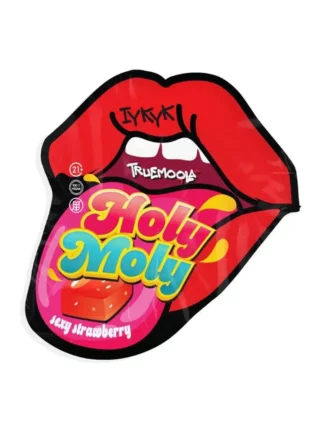 Sexy Strawberry Truemoola Holy Moly Mushroom Gummies 10ct