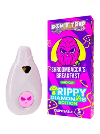Shroombacca’s Breakfast Dozo Don’t Trip Trippy Diamonds Disposable 5G
