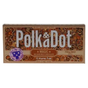 S’more Fun PolkaDot Magic Mushroom Belgian Milk Chocolate 250mg