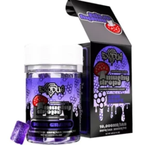 Sour Grape Exodus Mushy Drops Gummies 10000mg