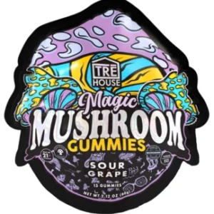 Sour Grape Tre House Magic Mushroom Gummies