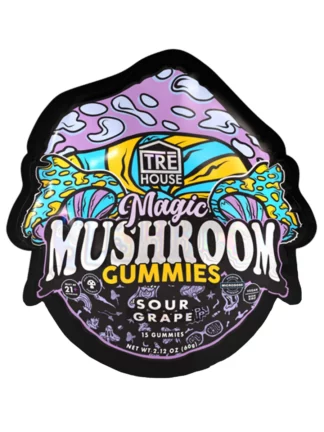 Sour Grape Tre House Magic Mushroom Gummies
