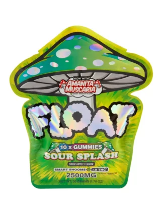 Sour Splash Float Mushroom Gummies + Delta 9 THC 2500mg