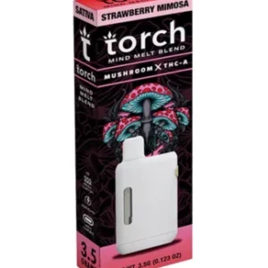 Strawberry Mimosa Torch Mind Melt Mushroom x THC-A Blend Vape 3.5G