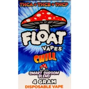 THCA+THCB+THCP Chill Float Smart Shroom Blend Vape 4G