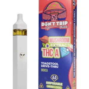 Toadstool Drive-Thru Dozo Mushroom Extract + THC-A Disposable 2.5G