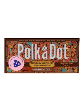 Torrone Delight PolkaDot Magic Mushroom Belgian Chocolate 500mg