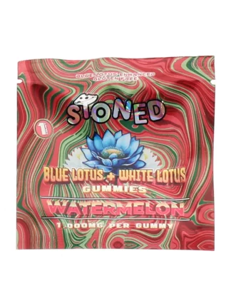 Watermelon Stoned Blue Lotus + White Lotus Gummies 1000mg 1ct