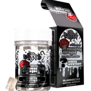 White Mystery Exodus Mushy Drops Gummies 10000mg