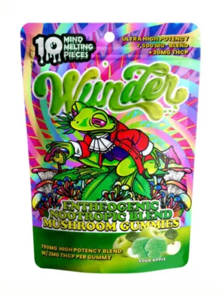 Wunder Mushroom Gummies 7500mg Blend + 20mg THC-P