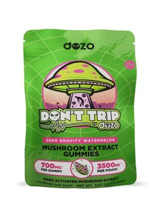 Zero Gravity Watermelon Dozo Don’t Trip Mushroom Gummies 3500MG