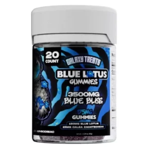 Blue Bliss Galaxy Treats Blue Lotus Gummies 3500mg