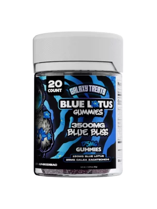 Blue Bliss Galaxy Treats Blue Lotus Gummies 3500mg